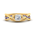 Thumbnail 20 - french-pave-asscher-contour-sapphire-wedding-band-in-yellow-gold-FD9986B1ASGSABL-NL-YG