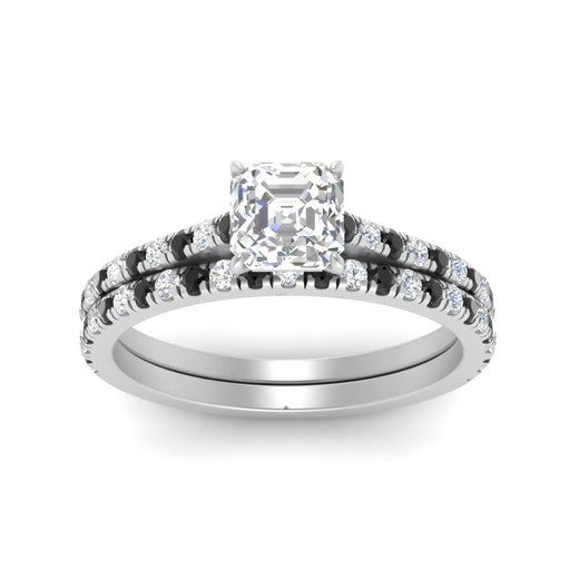 french-pave-asscher-petite-black-diamond-wedding-ring-set-in-FD9918ASGBLACKANGLE3-NL-WG-B1