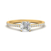 Load image into Gallery viewer, french-pave-asscher-petite-diamond-engagement-ring-in-FD9918ASRANGLE3-NL-YG