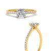 Load image into Gallery viewer, french-pave-asscher-petite-diamond-engagement-ring-in-FD9918ASRANGLE3-NL-YG