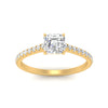Load image into Gallery viewer, french-pave-asscher-petite-diamond-engagement-ring-in-FD9918ASRANGLE3-NL-YG