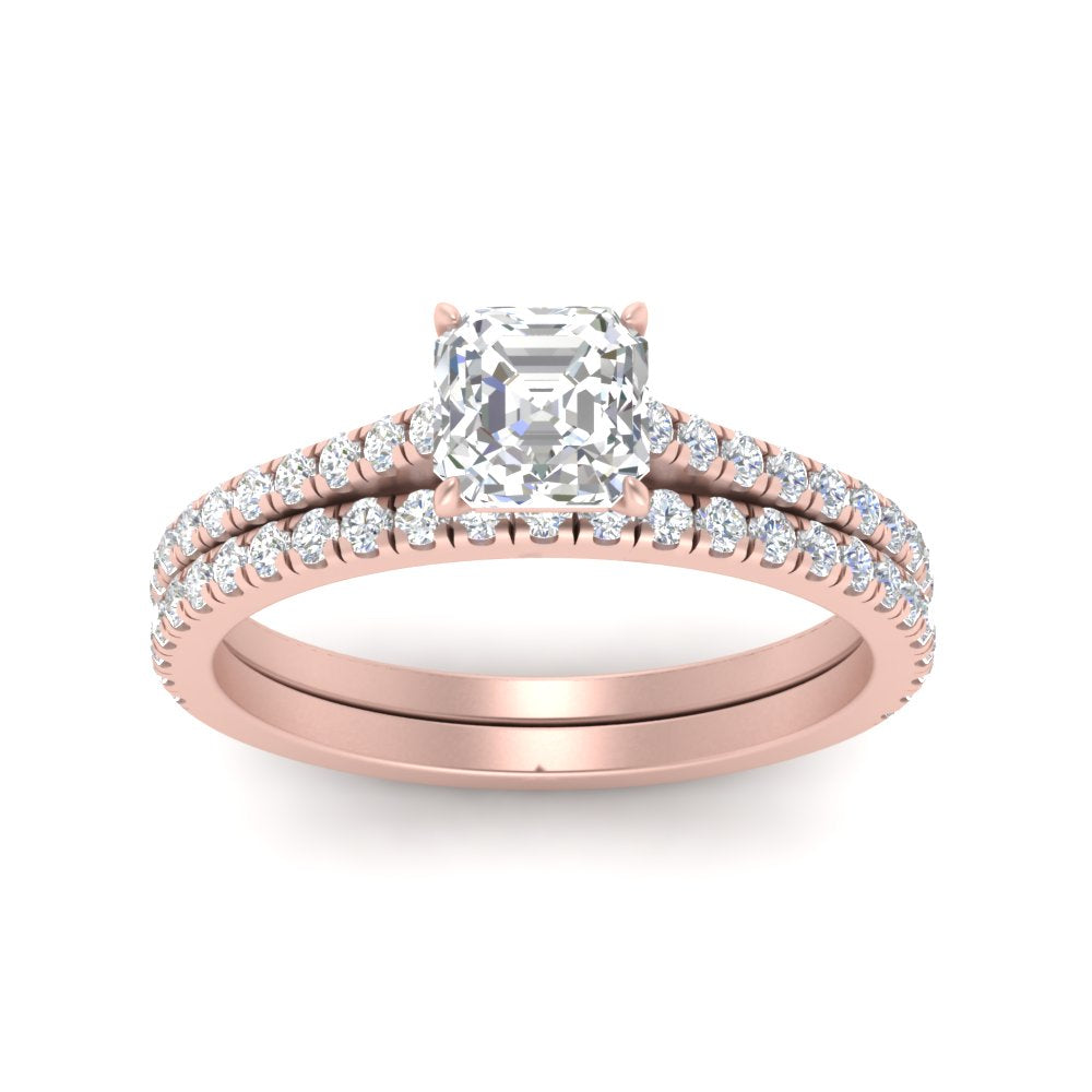 french-pave-asscher-petite-diamond-wedding-ring-set-in-FD9918ASANGLE3-NL-RG-B1