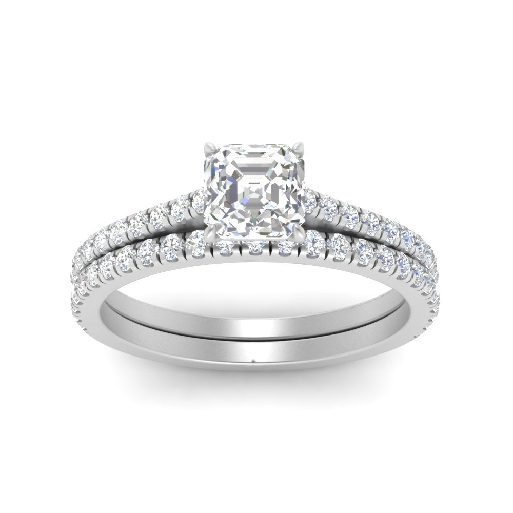 french-pave-asscher-petite-diamond-wedding-ring-set-in-FD9918ASANGLE3-NL-WG-B1