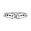Load image into Gallery viewer, french-pave-asscher-petite-emerald-engagement-ring-in-FD9918ASRGEMGRANGLE3-NL-WG