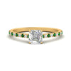 Load image into Gallery viewer, french-pave-asscher-petite-emerald-engagement-ring-in-FD9918ASRGEMGRANGLE3-NL-YG