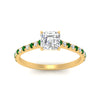 Load image into Gallery viewer, french-pave-asscher-petite-emerald-engagement-ring-in-FD9918ASRGEMGRANGLE3-NL-YG