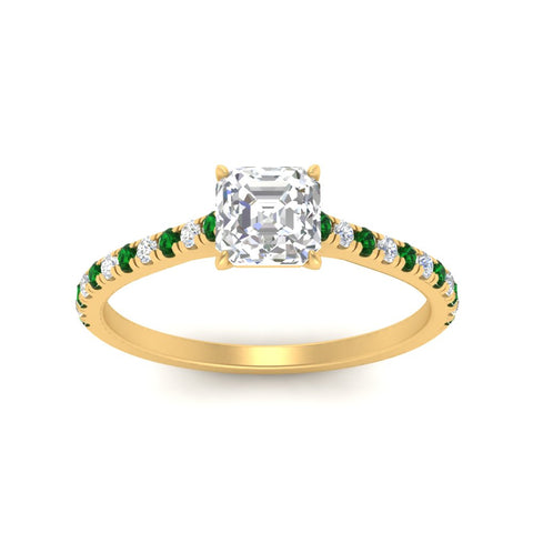 french-pave-asscher-petite-emerald-engagement-ring-in-FD9918ASRGEMGRANGLE3-NL-YG