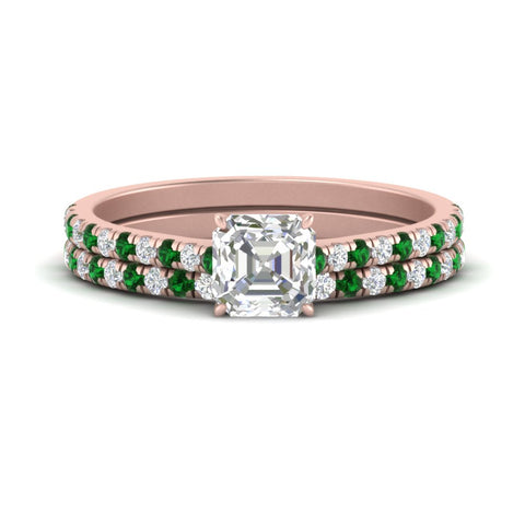 french-pave-asscher-petite-emerald-wedding-ring-set-in-FD9918ASGEMGRANGLE3-NL-RG-B1