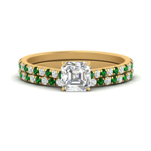 french-pave-asscher-petite-emerald-wedding-ring-set-in-FD9918ASGEMGRANGLE3-NL-YG-B1
