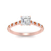 Load image into Gallery viewer, french-pave-asscher-petite-orange-sapphire-engagement-ring-in-FD9918ASRGSAORANGLE3-NL-RG