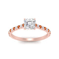 Thumbnail 73 - french-pave-asscher-petite-orange-sapphire-engagement-ring-in-FD9918ASRGSAORANGLE3-NL-RG
