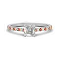 Thumbnail 44 - french-pave-asscher-petite-orange-sapphire-engagement-ring-in-FD9918ASRGSAORANGLE3-NL-WG