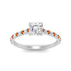 Load image into Gallery viewer, french-pave-asscher-petite-orange-sapphire-engagement-ring-in-FD9918ASRGSAORANGLE3-NL-WG