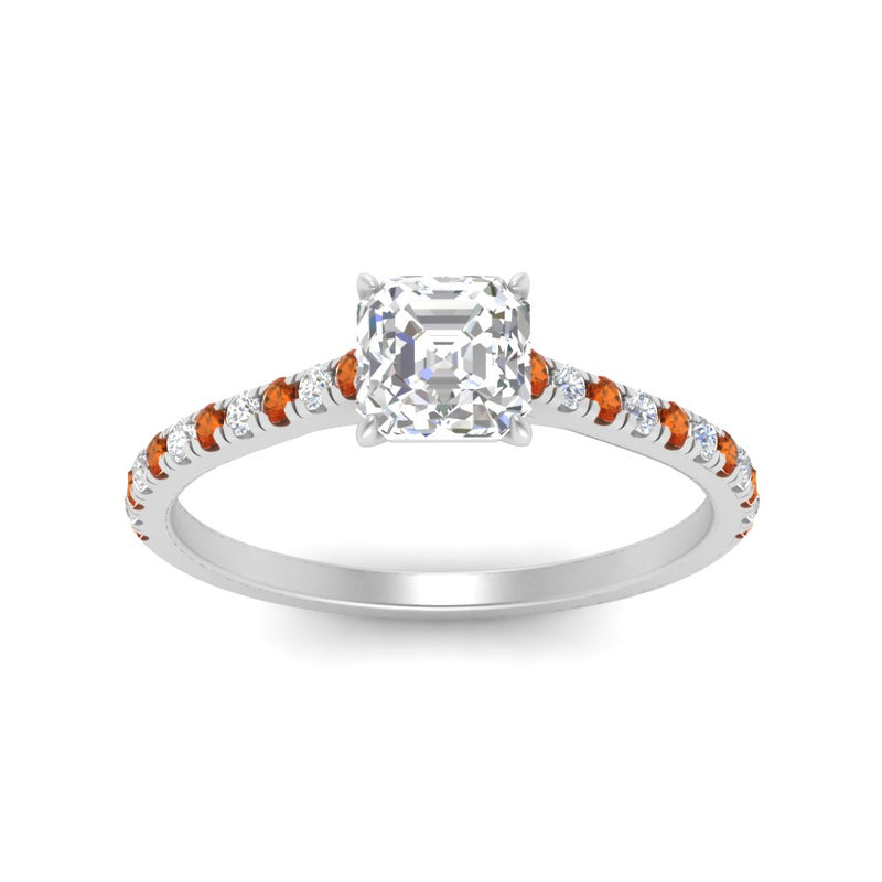 french-pave-asscher-petite-orange-sapphire-engagement-ring-in-FD9918ASRGSAORANGLE3-NL-WG