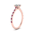 Thumbnail 70 - french-pave-asscher-petite-pink-sapphire-engagement-ring-in-FD9918ASRGSADRPIANGLE3-NL-RG