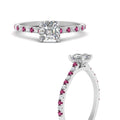 Thumbnail 39 - french-pave-asscher-petite-pink-sapphire-engagement-ring-in-FD9918ASRGSADRPIANGLE3-NL-WG