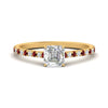 Load image into Gallery viewer, french-pave-asscher-petite-ruby-engagement-ring-in-FD9918ASRGRUDRANGLE3-NL-YG