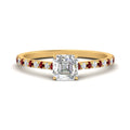 Thumbnail 23 - french-pave-asscher-petite-ruby-engagement-ring-in-FD9918ASRGRUDRANGLE3-NL-YG