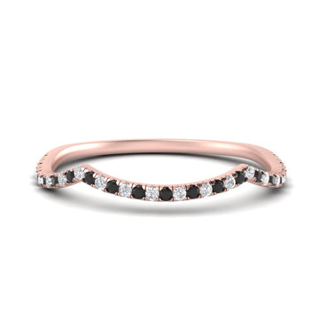 French Pave Contour Women Band