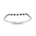 Load image into Gallery viewer, french-pave-contour-black-diamond-wedding-band-in-white-gold-FD9986B2GBLACK-NL-WG
