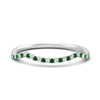 Load image into Gallery viewer, french-pave-contour-emerald-wedding-band-in-white-gold-FD9986B2GEMGR-NL-WG