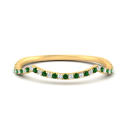 french-pave-contour-emerald-wedding-band-in-yellow-gold-FD9986B2GEMGR-NL-YG