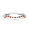 Load image into Gallery viewer, french-pave-contour-orange-sapphire-wedding-band-in-white-gold-FD9986B2GSAOR-NL-WG