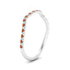 Load image into Gallery viewer, french-pave-contour-orange-sapphire-wedding-band-in-white-gold-FD9986B2GSAOR-NL-WG