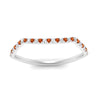 Load image into Gallery viewer, french-pave-contour-orange-sapphire-wedding-band-in-white-gold-FD9986B2GSAOR-NL-WG