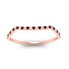 Load image into Gallery viewer, french-pave-contour-ruby-wedding-band-in-rose-gold-FD9986B2GRUDR-NL-RG