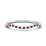 Load image into Gallery viewer, french-pave-contour-ruby-wedding-band-in-white-gold-FD9986B2GRUDR-NL-WG
