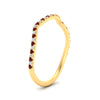 Load image into Gallery viewer, french-pave-contour-ruby-wedding-band-in-yellow-gold-FD9986B2GRUDR-NL-YG