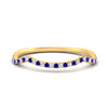 Load image into Gallery viewer, french-pave-contour-sapphire-wedding-band-in-yellow-gold-FD9986B2GSABL-NL-YG