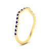 Load image into Gallery viewer, french-pave-contour-sapphire-wedding-band-in-yellow-gold-FD9986B2GSABL-NL-YG