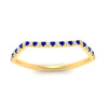 Load image into Gallery viewer, french-pave-contour-sapphire-wedding-band-in-yellow-gold-FD9986B2GSABL-NL-YG