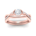 Thumbnail 7 - french-pave-cushion-contour-diamond-wedding-band-in-rose-gold-FD9986B1CU-NL-RG