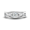 Thumbnail 1 - french-pave-cushion-contour-diamond-wedding-band-in-white-gold-FD9986B1CU-NL-WG