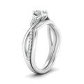 Thumbnail 4 - french-pave-cushion-contour-diamond-wedding-band-in-white-gold-FD9986B1CU-NL-WG
