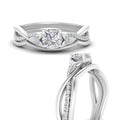 Thumbnail 2 - french-pave-cushion-contour-diamond-wedding-band-in-white-gold-FD9986B1CU-NL-WG