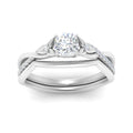 Thumbnail 3 - french-pave-cushion-contour-diamond-wedding-band-in-white-gold-FD9986B1CU-NL-WG
