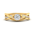 Thumbnail 9 - french-pave-cushion-contour-diamond-wedding-band-in-yellow-gold-FD9986B1CU-NL-YG