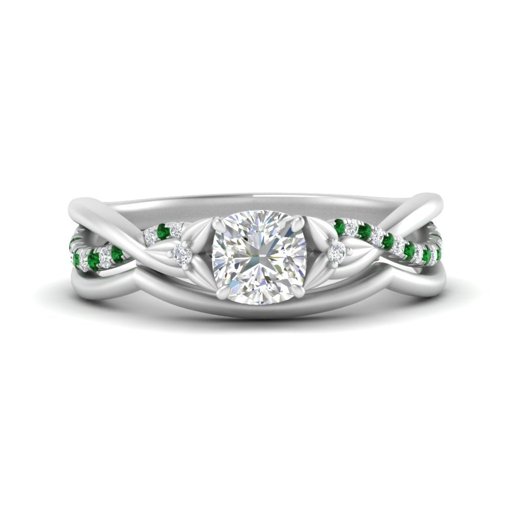 french-pave-cushion-contour-emerald-wedding-band-in-white-gold-FD9986B1CUGEMGR-NL-WG