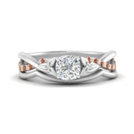 Load image into Gallery viewer, french-pave-cushion-contour-orange-sapphire-wedding-band-in-white-gold-FD9986B1CUGSAOR-NL-WG
