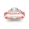 Thumbnail 31 - french-pave-cushion-contour-pink-sapphire-wedding-band-in-rose-gold-FD9986B1CUGSADRPI-NL-RG
