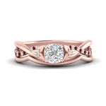Load image into Gallery viewer, french-pave-cushion-contour-ruby-wedding-band-in-rose-gold-FD9986B1CUGRUDR-NL-RG
