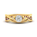Thumbnail 69 - french-pave-cushion-contour-ruby-wedding-band-in-yellow-gold-FD9986B1CUGRUDR-NL-YG