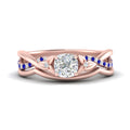 Thumbnail 17 - french-pave-cushion-contour-sapphire-wedding-band-in-rose-gold-FD9986B1CUGSABL-NL-RG