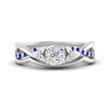 Thumbnail 13 - french-pave-cushion-contour-sapphire-wedding-band-in-white-gold-FD9986B1CUGSABL-NL-WG