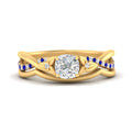 Thumbnail 21 - french-pave-cushion-contour-sapphire-wedding-band-in-yellow-gold-FD9986B1CUGSABL-NL-YG