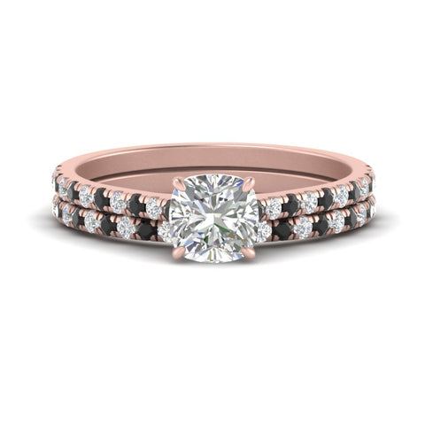 french-pave-cushion-petite-black-diamond-wedding-ring-set-in-FD9918CUGBLACKANGLE3-NL-RG-B1